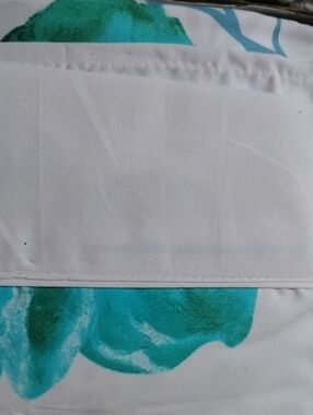 New Balance Turquoise and White Floral Duvet Cover